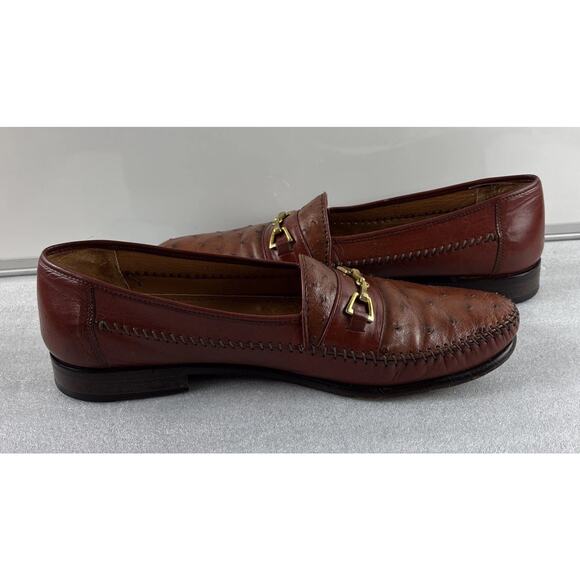 Forli Mens Genuine Brown Leather Shoes Dress Shoe SZ 13 main image 6